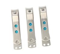 FRCOLOR 9 Piezas cortaúñas de acero inoxidable kit de cuidado de uñas cortauñas de dedo kit de uñas cortador cortaúñas resistente clavo tijeras de uñas Traje cuchillos hombre