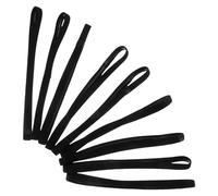 FRCOLOR 9 Piezas Diadema Elástica Deportiva Negra Antideslizante para Hombre Tela Transpirable y Ajuste Cómodo Adecuado para Correr y Entrenamientos