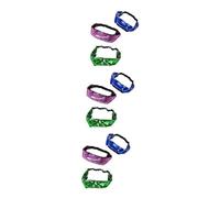 FRCOLOR 9 piezas elegante tocado con purpurina diademas para mujer turbantes de pelo para mujeres turbinas para niños para damas diademas anudadas suministros de fiesta sirena
