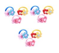 FRCOLOR 9 unidades de gomas elásticas para el pelo para fiesta de fiesta banda elástica para el pelo accesorios para el cabello linda diadema horquilla niña