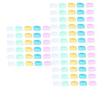 FRCOLOR 90 Piezas cubierta de polvo del cepillo de cabezas de cepillo de eléctrico fundas para cepillos de cuidado personal plastico cubretodo funda cepillo