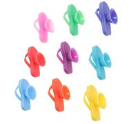 FRCOLOR 9piezas Slipper Shaped Wine Glass Marker Reutilizables Identificador Copas de Vino con Silicona Accesorio para Fiesta y Decoración y Práctico para Eventos y Bares