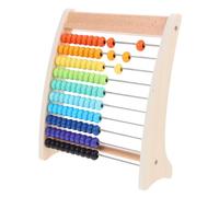 FRCOLOR Ábaco De Madera Juguete Educativo Montessori para Niño Niña Desarrollo Cálculo y Razonamiento Lógico Complemento Pedagógico Infantil