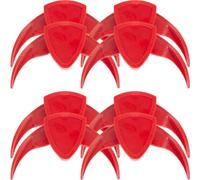 FRCOLOR Abridor Manual de Semillas de Melón Diseño Antipinzamiento | Plástico Rojo, para Pipas y Semillas de Sandía, Uso en Mesa y Viaje, Pensado para Mayores