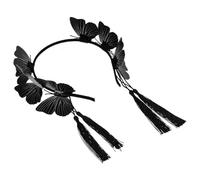 FRCOLOR Accesorio para Disfraz de Halloween Diadema Gótica de Diadema para Mujer Tocado Gótico Pinza para El Pelo para Cosplay