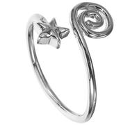 FRCOLOR Accesorios De Anillo De Pies Dedo Del Pie Meñique Perder Anillos De Mujer Banda Delicado Joyas De Pies Para Mujer Lindos Anillos En Los Dedos Del Pie Anillos De Uñas Cobre Plata