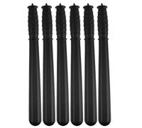 FRCOLOR Accesorios para Disfraz de Policía Negro Ligero y Portátil 6 Piezas Bastón de Plástico Diseño Realista y Apariencia Profesional para Juegos de rol y Actuaciones en Escenario
