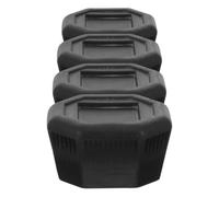 FRCOLOR Accesorios para Raqueta de Tenis Tapones para Mango 4 Unidades Cubiertas Traseras para Reparación y Uso en Competencias