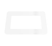 FRCOLOR Adhesivo Acrílico Transparente para Moldura de Interruptor de Luz Doble 173x86 Mm, Placa Protectora Autoadhesiva para Enchufe, Cubierta Decorativa para Pared en Hogar