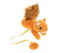 FRCOLOR Adorno Ardilla Peluda de Peluche para Hombro Accesorio de Disfraz Infantil Decoración y Compacta para Fiestas y Celebraciones