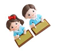 FRCOLOR Adornos para Tartas de Graduación 2 Piezas Decoración Ligera para Postres y Pasteles Artículos para Fiestas Escolares y Celebraciones de Vuelta al Cole