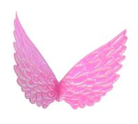 FRCOLOR alas de vestido negro Navidad Accesorio hada alas de monarca ala para disfraz chica alas de cisne de halloween disfraz de ángel de halloween pretender martes poliéster rosa