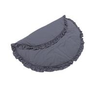 FRCOLOR Alfombra Para Gatear Para Bebés y Niños Pequeños, Redonda Borde Liso, Acolchada, Color Carbón, Material Seguro y Suave, Adecuado Para Juegos y Actividades En Casa, 1 Unidad