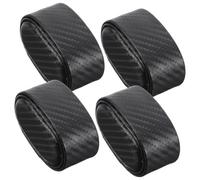 FRCOLOR Almohadas para Reloj y Pulsera Pequeñas De Fibra De Carbono Negra, Almohada De Exhibición De Brazalete Funda De Cuero, Cojines Cómodos para Joyería y Almacenamiento