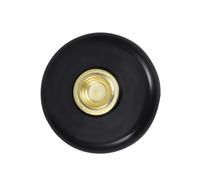 FRCOLOR Almohadilla Antideslizante para Violonchelo 9 Cm de Diámetro, Soporte de Clavija Base de Goma Negra, Accesorio Plástico para Protección de Suelos en Práctica y Concierto