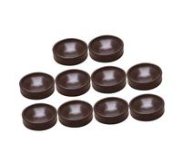 FRCOLOR Almohadillas Antideslizantes para Patas De Muebles y Sillas, Copas Ruedas para Piano De 43mm, Café, 10 Piezas, Protección y Amortiguación para Suelos Lisos, Uso En Hogar y Oficina