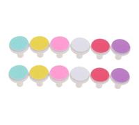 FRCOLOR Almohadillas para Limar Uñas Eléctricas para Cuidado de Uñas para Bebés Kit de 12 Piezas de Pulido Seguras Papel Abrasivo en Cumpleaños y Festivales