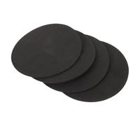 FRCOLOR Almohadillas Redondas Autoadhesivas para Base de Lámpara de 4 Piezas, Antideslizantes, de Eva Negro, Fáciles de Instalar y Limpiar para Oficinas y Estudios de Arte