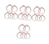 FRCOLOR Anillo De Piedra Lunar Compromiso Para Múltiple Anillos De Mujer Joyas De Piedra Lunar Anillo De Dedo De Las Mujeres Aleación De Zinc 5 Piezas X 4