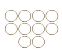 FRCOLOR Anillos de Metal para Manualidades 8 CM 10 Piezas para Crear Atrapasueños, Marcos Decorativos y Colgantes de Macramé en Eventos y Bodas
