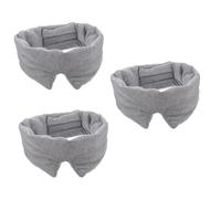 FRCOLOR Antifaz Algodon 3 Piezas Antifaz Para Dormir Cubierta De La Máscara De Ojos Sombras De Ojos Meditaciones De Sombreado Oculares Bata De Pintura Cómodo Modelo Viajar Algodón Casual