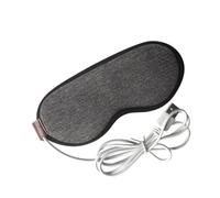 FRCOLOR Antifaz USB con Compresa Caliente y Vapor para Ojos Ocular Insomnio Lavable y Portátil para Descanso Casa Oficina y Viajes Color Gris Londres