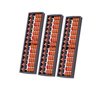 FRCOLOR Aritmético Educativo para Niños Mini Abaco de Madera 3 Piezas Herramienta de Cálculo Juguetes de Aprendizaje para Juego de Matemáticas