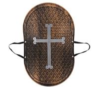 FRCOLOR Armadura de Batalla Infantil Estilo Medieval Romano con Escudo y Cruz para Disfraces rol