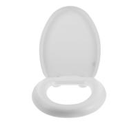 FRCOLOR Asiento de Inodoro Acolchado de Eva Diseño Grueso y Cierre Suave, Resistente a Manchas, Compatible para Baño Familiar y Personas Mayores