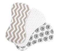 FRCOLOR Baberos Pequeños De Algodón 3 Piezas Unisex Multifuncionales, Babero Pequeño Para Cuidado y Protección De Ropa, Absorbente y Reutilizable Para Bebés Durante La Alimentación Día a Día