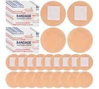 FRCOLOR Bandas Impermeables Para Heridas En Nudillos, 100 Unidades, Vendajes Adhesivos De Polietileno, Transpirables y Elásticos Para Todas Las Edades