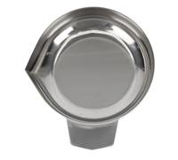 FRCOLOR Bandeja de Báscula Que Reduce Derrames de Acero Inoxidable Accesorio Duradero para Pesaje de Joyas y Piedras para Balanzas Electrónicas