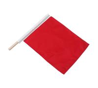 FRCOLOR Bandera de Señal Ferroviaria Roja Amarilla y Verde para Control de Tráfico con Mango Resistente y Diseño Manual para Seguridad Vías