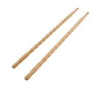 FRCOLOR Baquetas de Batería Creativas de Bambú Diseño Elegante y Versátil para Práctica Conciertos y Escenario Profesional para Tipo de Tambores