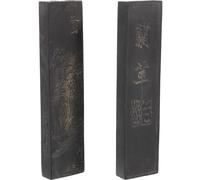 FRCOLOR Barras de Tinta China para Caligrafía y Pintura Bloque de Tinta para Estudiantes 2 Unidades Tradicional para Dibujo Artístico y Práctica de Caligrafía