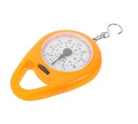 FRCOLOR Báscula Colgante Mecánica de Resorte Portátil Mini Báscula de Equipaje de Viaje en Color Naranja Gancho Peso Preciso para Maletas y Artículos de Viaje