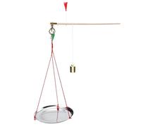 FRCOLOR Báscula de Cocina Portátil de 500 G para Medicina Tradicional China, Escala Manual Ligera y Multiusos para Frutos Secos, Hojas de Té y Decoración del Hogar