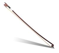 FRCOLOR Bastón De Violín 1/4 De Madera Crin Genuina De Caballo Mongol, Para Práctica y Estudio, Accesorio Profesional Para Violines Pequeños, Sonido Brillante y Cómodo Agarre