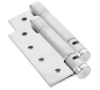 FRCOLOR Bisagras de puerta de garaje con cierre automático y amortiguador hidráulico, aleación de aluminio, 2 piezas, adecuadas para puertas exteriores y sótano