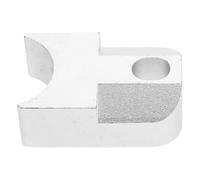 FRCOLOR Bloque Tope Reposapiés para Silla de Ruedas Eléctrico, Guía de Riel de Aluminio Resistente, Pieza de Repuesto Compatible para Accesorios de Movilidad y Reparación del Marco, 1