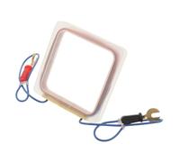 FRCOLOR Bobina Cuadrada Conexiones Estables para Experimentos de Electromagnetismo de Metal y Material Metálico Adecuado para Enseñanza y Aprendizaje por Indagación