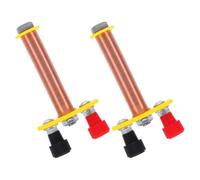 FRCOLOR Bobina Electromagnética Herramienta Educativa Confiable en Forma de T 2 Piezas Estructura de Cobre y Plástico para Experimentos de Física para Estudiantes en Entornos Educativos