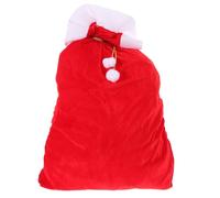 FRCOLOR Bolsa Con Cordón De Papá Noel Para De Fiesta Saco De Juguetes Navideños Bolsa Navideña Con Cordón Bolsas Con Formas Navideñas Jumbo Dulces Saco De