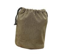 FRCOLOR Bolsa de Almacenamiento de Gran Capacidad con Cordón para Camping y Cocina Organizador de Utensilios y Accesorios Color Verde para Senderismo y Actividades