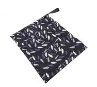 FRCOLOR Bolsa De Almacenamiento De Pantalones De Bolsa De Tela para Bebe Bolsa De Almacenamiento Resistente Al Desgaste Almacenamiento De Ropa Viajar Seco Black Poliéster