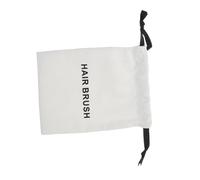 FRCOLOR Bolsa De Almacenamiento Para Peines De Masaje Blanca De Cordón Para Viajes Hogar y Oficina Organizador De Herramientas Prueba De Polvo Funda Para Guardar Rizadores y Cepillos