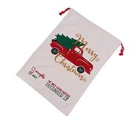 FRCOLOR bolsa de de navidad bolsas de navidad de de papá noel s almacenaje s de almacenamiento de almacenamiento bolso del favor de fiesta linaza