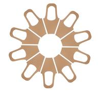 FRCOLOR Bolsa de Papel Kraft con Asas para Flores, Tamaño Mediano 8.5x23x42 Cm, 20 Unidades, Color Marrón Natural, Adecuado para Ramos en Bodas, San Valentín y Día Madre