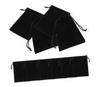 FRCOLOR Bolsa de para Fiestas 12 Unidades Bolsas de Franela con Cordón Elegantes Y para Guardar Dulces en Bodas