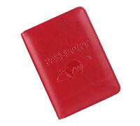 FRCOLOR Bolsa De Pasaporte RFID Porta Pasaporte Multifuncional para Viajes Organizador De Billetes De Avión Bolsa Portátil Soporte Estuche para Aeropuertos y Control De Seguridad